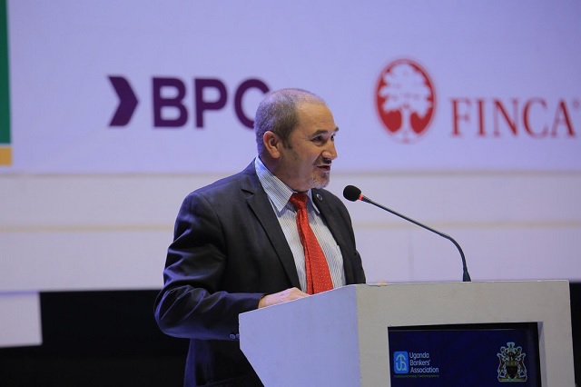 Luis Lechiguero repesents EU in the 5th annual Banker conference.