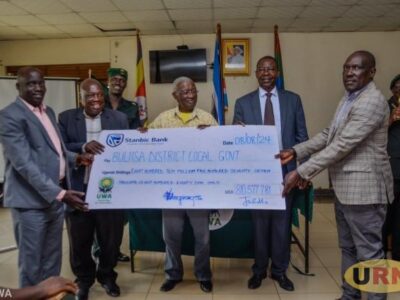 During community revenue sharing project, UWA hands over sh 3billion.