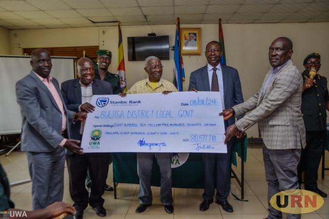 During community revenue sharing project, UWA hands over sh 3billion.