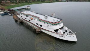 MV-Uhuru II in maiden voyage to Uganda