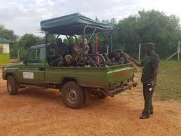 Uganda conservation foundation in Murchison falls park.