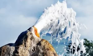 Female hot spring